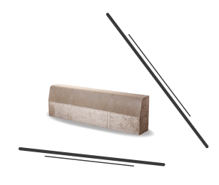 Дорожній борт стандартний